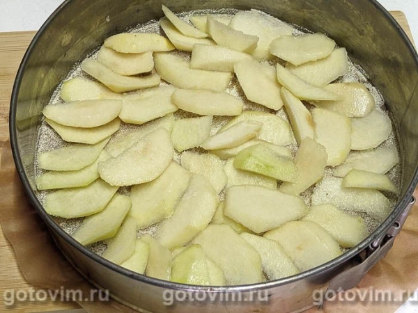 Шоколадно-медовый пирог с грушами Шоколадно-медовый пирог с грушами