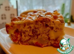 Пирог с грушами, изюмом и орехами Пирог с грушами, изюмом и орехами