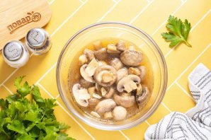 Быстрое маринование шампиньонов