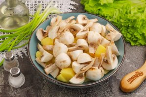 Картошка с грибами в аэрогриле Картошка с грибами в аэрогриле