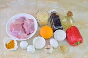 Оранжевый цыпленок Оранжевый цыпленок