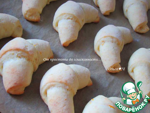 Творожно-апельсиновые рогалики Творожно-апельсиновые рогалики
