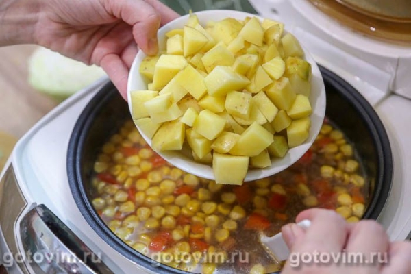 Летний суп из свежей кукурузы с лисичками Летний суп из свежей кукурузы с лисичками