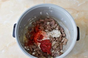 Бефстроганов в мультиварке