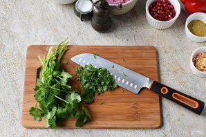 Салат "Тбилиси" с гранатом Салат "Тбилиси" с гранатом