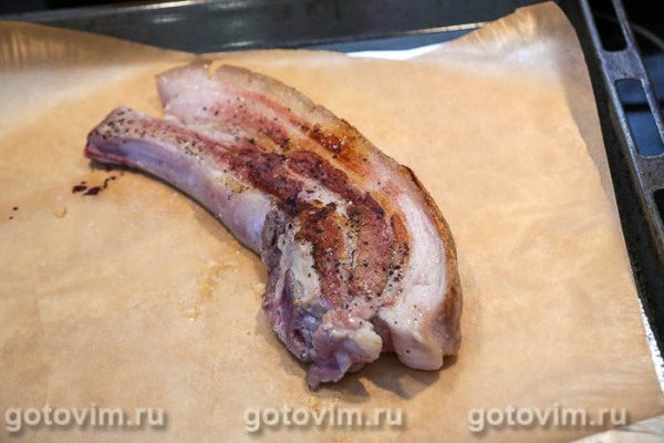 Свиная грудинка, запеченная с глазурью из смородины с апельсином Свиная грудинка, запеченная с глазурью из смородины с апельсином