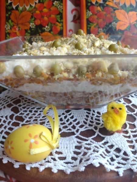 Салат с курицей "пикник" Салат с курицей "пикник"