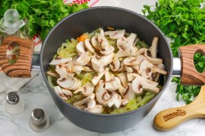 Капуста с грибами на зиму Капуста с грибами на зиму