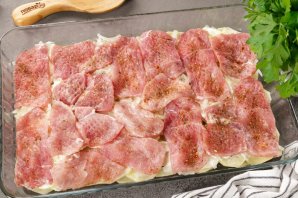 Картошка по-французски с помидорами Картошка по-французски с помидорами