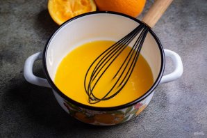 Творожный чизкейк с апельсиновым желе без выпечки