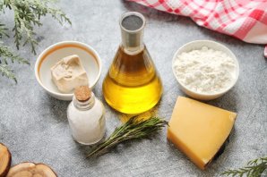 Фокачча с пармезаном и розмарином Фокачча с пармезаном и розмарином