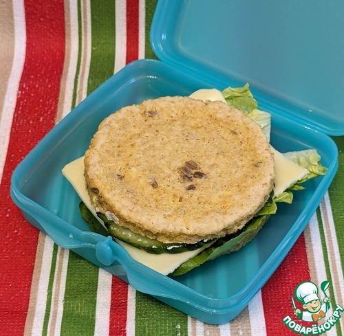 Булочка из отрубей в микроволновке Булочка из отрубей в микроволновке