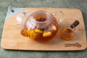 Черный чай с ягодами годжи Черный чай с ягодами годжи