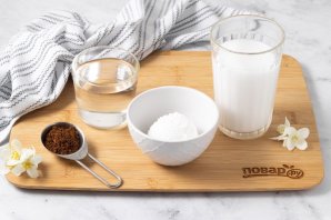 Молочный кофе гляссе Молочный кофе гляссе