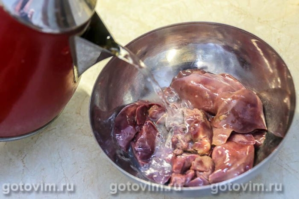 Бочонки с куриной печенью и тыквой