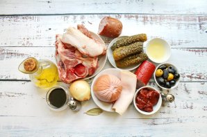 Солянка с жидким дымом Солянка с жидким дымом