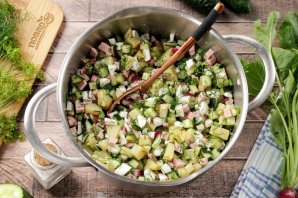 Окрошка с горчицей Окрошка с горчицей