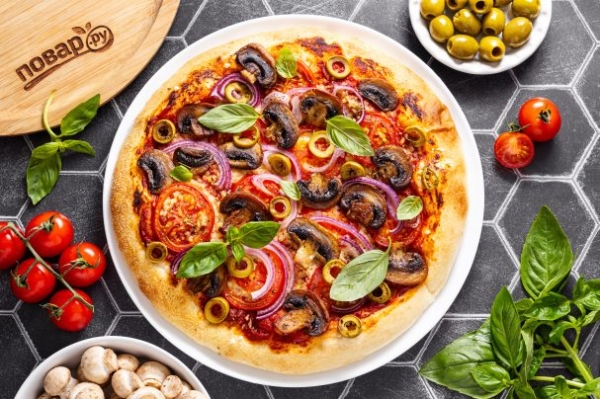 Вегетарианская пицца Вегетарианская пицца