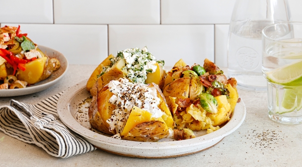 Печеная картошка с начинкой, пошаговый рецепт с фото Печеная картошка с начинкой, пошаговый рецепт с фото