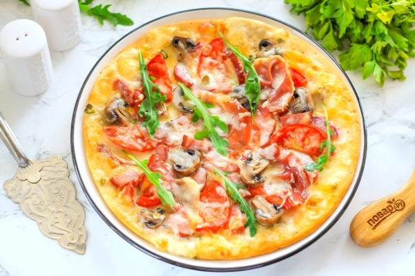 Пицца "Венеция" из готового теста Пицца "Венеция" из готового теста