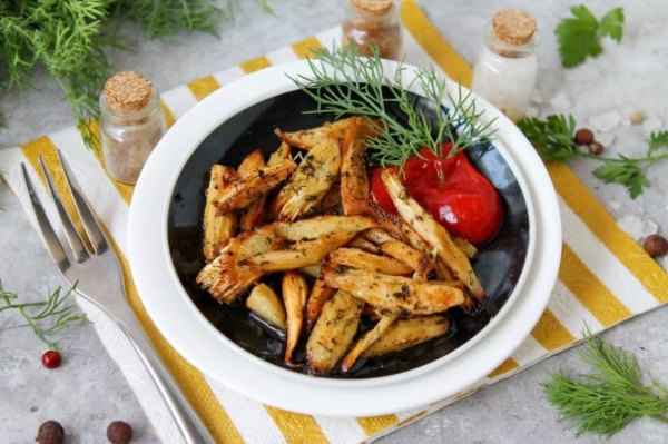 Пастернак, запеченный в духовке