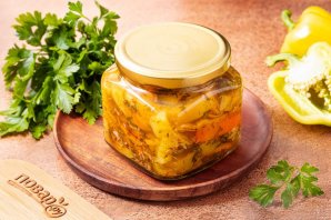 Салат с болгарским перцем на зиму Салат с болгарским перцем на зиму