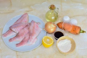 Маринованный морской окунь