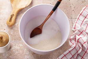 "Манник" на кефире с какао "Манник" на кефире с какао