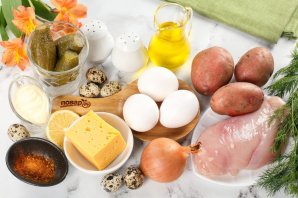 Салат "Гнездо" Салат "Гнездо"