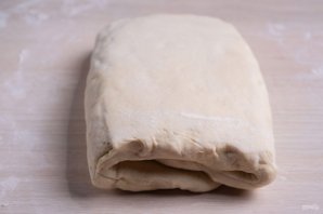 Домашнее слоеное дрожжевое тесто на молоке Домашнее слоеное дрожжевое тесто на молоке