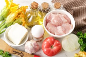 Фаршированные цветки тыквы Фаршированные цветки тыквы