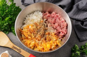 Фаршированный перец с мясом и рисом Фаршированный перец с мясом и рисом