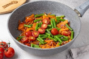 Сорго с грибами и овощами Сорго с грибами и овощами