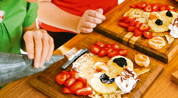 Сова из блинов, пошаговый рецепт с фото