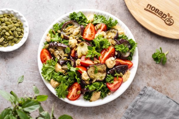 Салат с хумусом Салат с хумусом