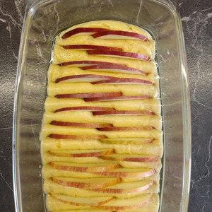 Кекс с яблоками