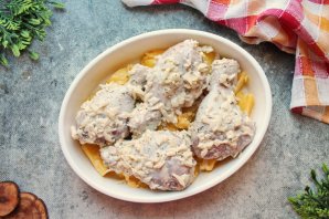 Куриные голени с картофелем