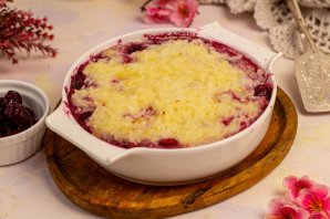 Рисовая запеканка с вишней Рисовая запеканка с вишней