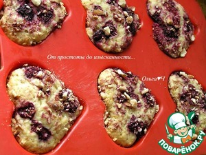 Блонди с малиной и миндалем Блонди с малиной и миндалем