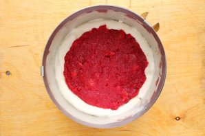 Торт с маскарпоне и малиной