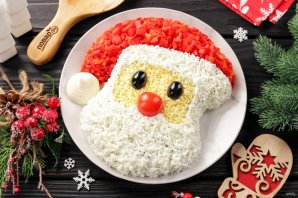 Салат "Дед Мороз-Красный нос"