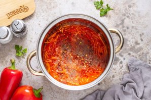 Помидоры в овощной заливке Помидоры в овощной заливке