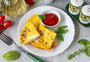 Яичница с курицей Яичница с курицей