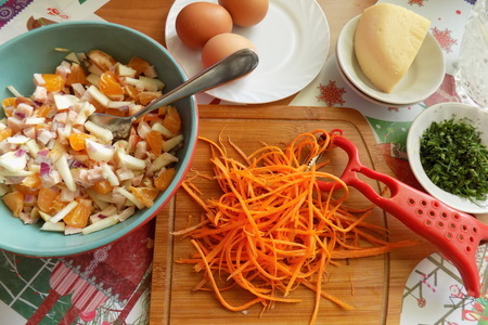 Салат с мандарином "новогодний"