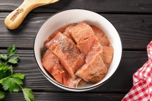 Рыба с овощами в аэрогриле