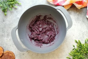 Черничная запеканка