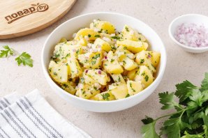 Картофельный салат на гарнир Картофельный салат на гарнир