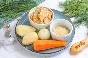 Суп рыбный из горбуши консервы Суп рыбный из горбуши консервы