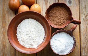 Шоколадный торт с кремом из маскарпоне Шоколадный торт с кремом из маскарпоне