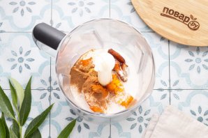 Тыквенный смузи на кокосовом молоке Тыквенный смузи на кокосовом молоке